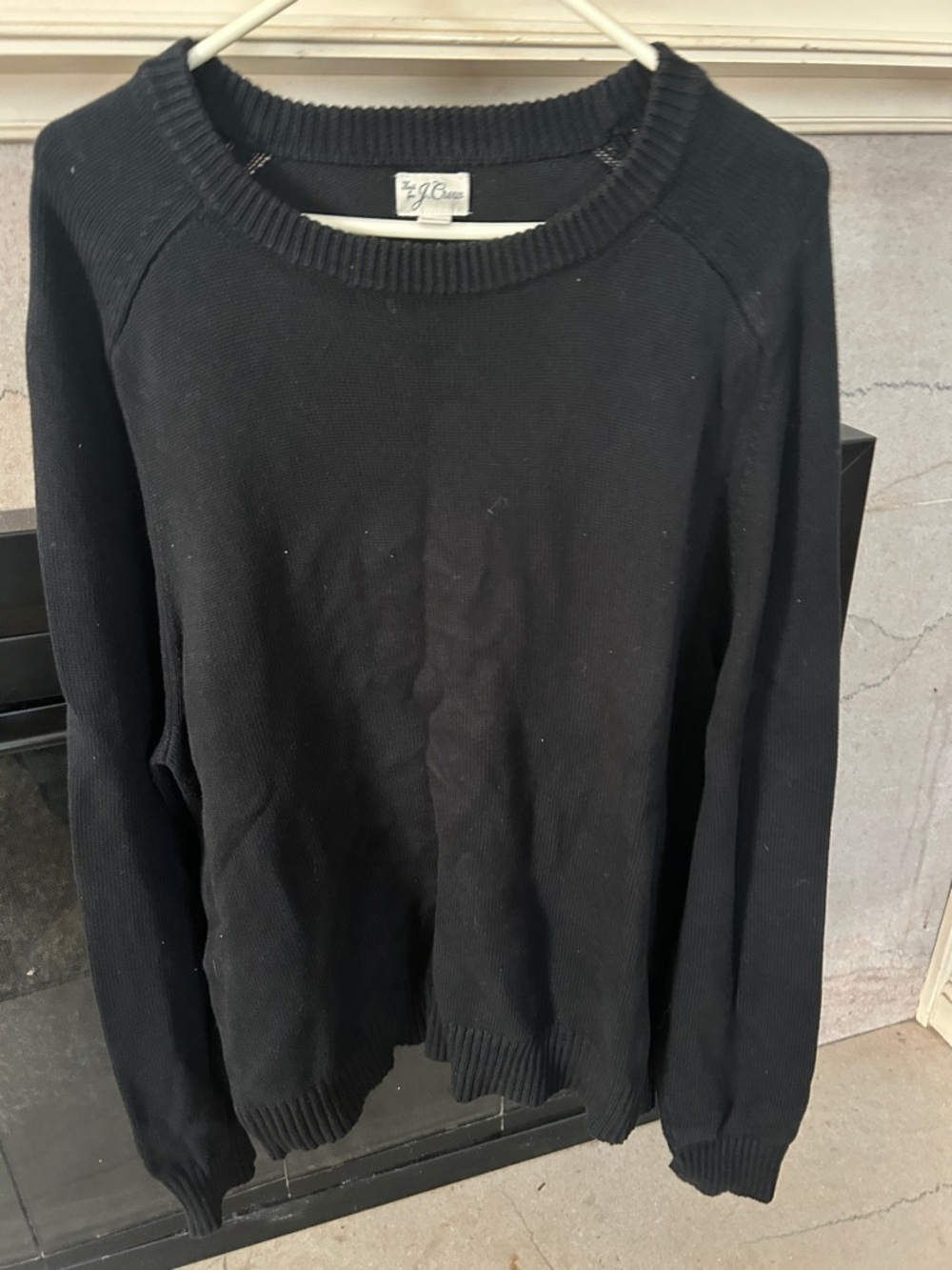 J. Crew Black Crewneck Sweater